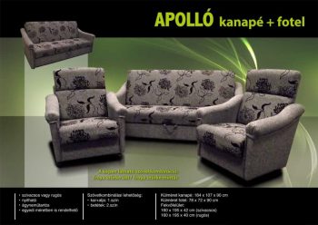 Apollo kanapé és fotel