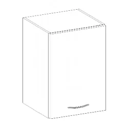 NIKI 7. 40 G 72 1F 40x71,5x31cm fényes krém/szürke