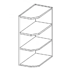NIKI 7. 30 G ZAK 72 30x71,5x30cm fényes krém/szürke
