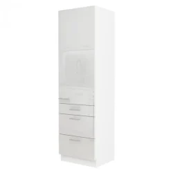 Niki 41 konyha 60 DKS-215 3S 1F prémium box fényes fehér