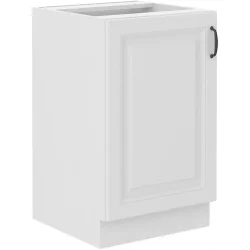 Niki 32. konyha 50 ZL 1F BB 50x82x52cm matt fehér/ matt fehér (munkalap nélk)
