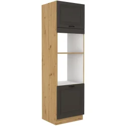 Niki 32. konyha 60 DPM-210 2F 1F 60x210x57cm matt fehér/ matt fehér